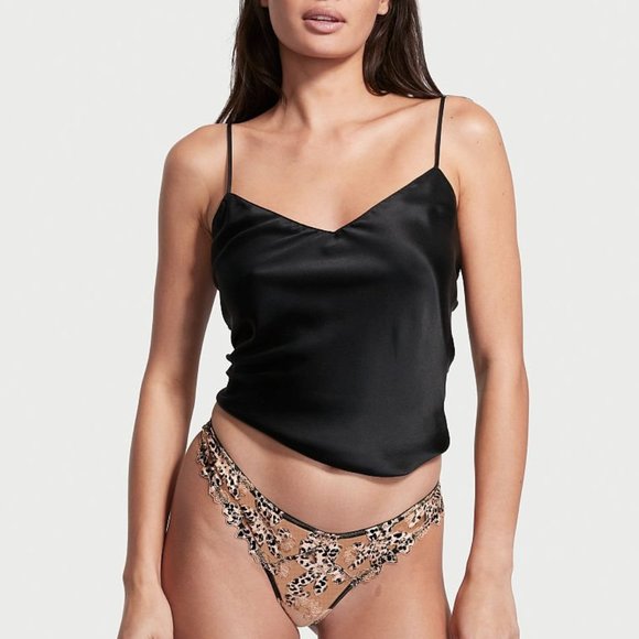 VS Very Sexy Floral Embroidered Thong Panty & Waist Cincher Leopard - Picture 8 of 16